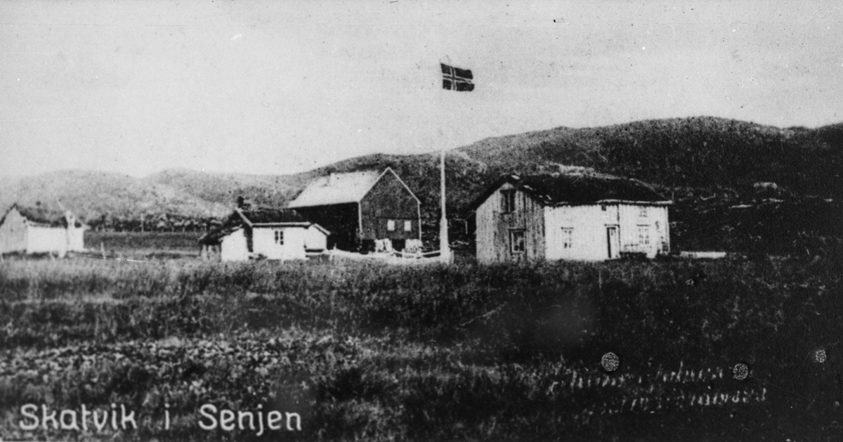 Hovedbygning på Stranda i Skatvik. Tranøy 1925