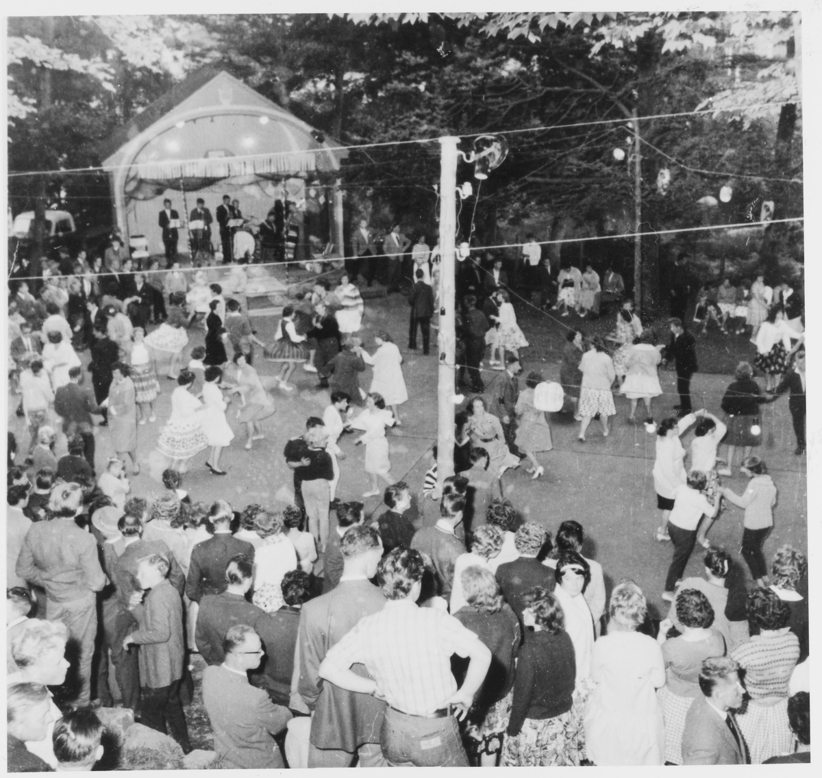 Egersundsuken, ca. 1960. Avslutningsfesten på Elverhøy.