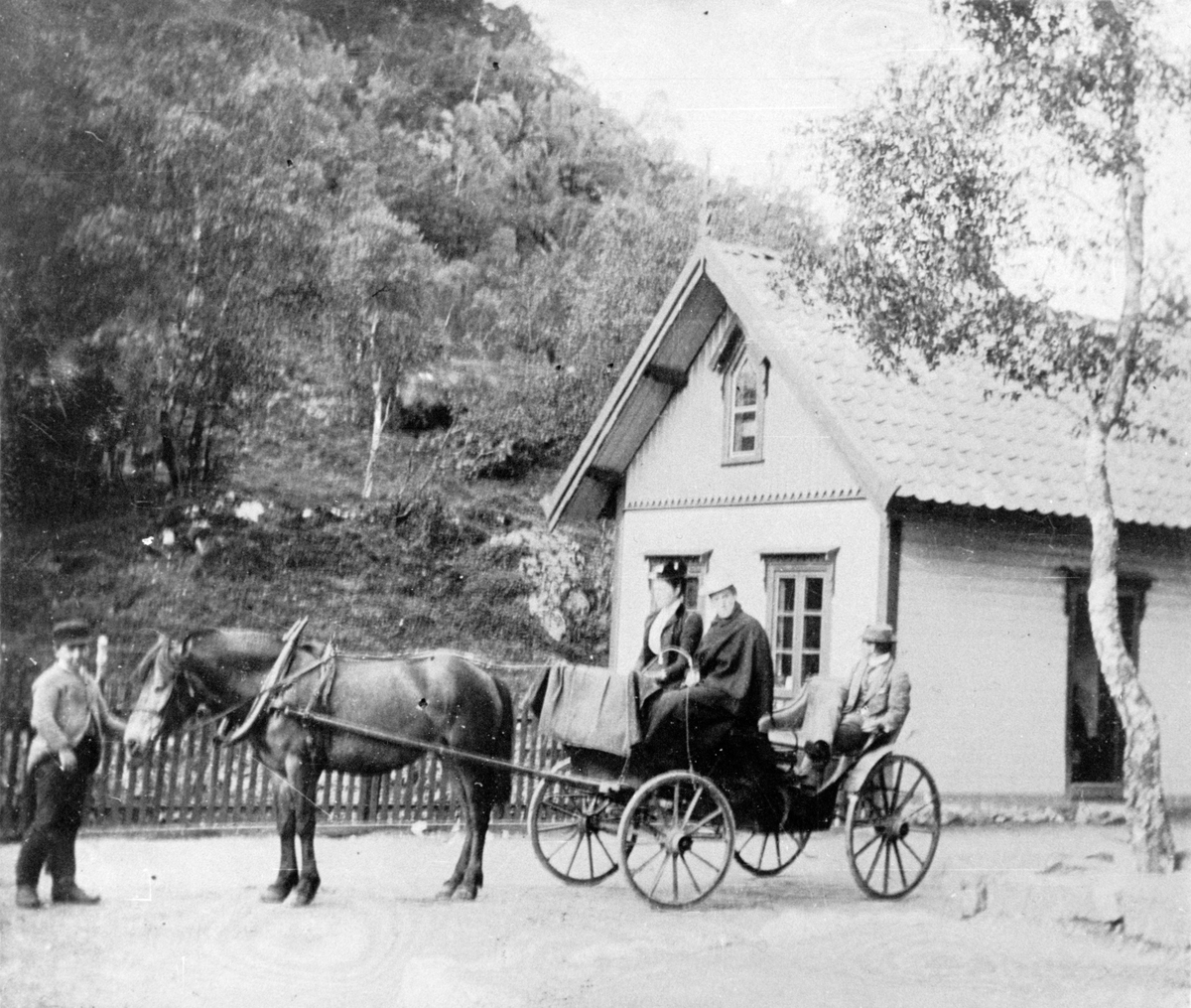 Sportsheim i Bjerkreim, ca. 1900.