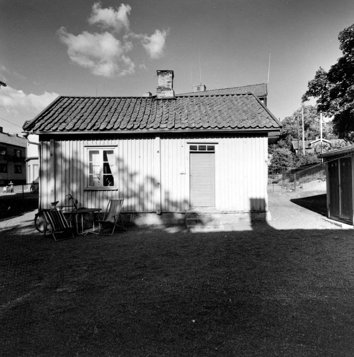 Storgatan 25, gårdshuset. Från NM:s byggnadsinventering 1957.