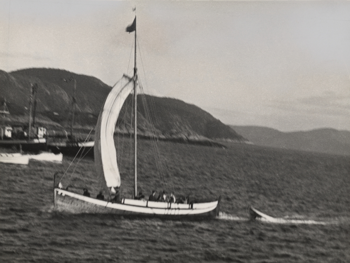 'Den siste viking' på Trondheimsfjorden i 1930-årene.