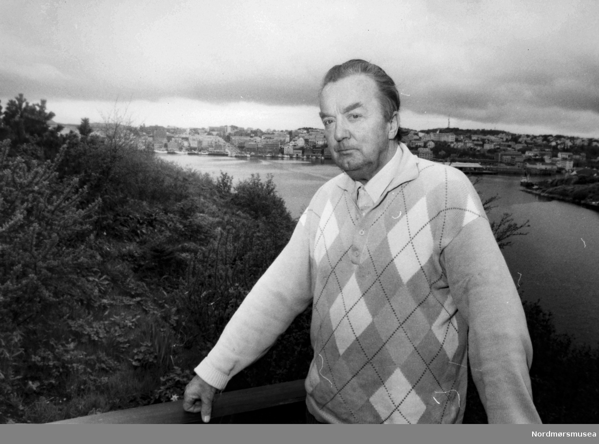 Peter Busengdal, driftig parksjef i Kristiansund kommune. Bildet er fra avisa Tidens Krav sitt arkiv i tidsrommet 1970-1994. Nå i Nordmøre museums fotosamling.