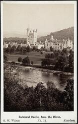 Balmoral Castle, from the River.