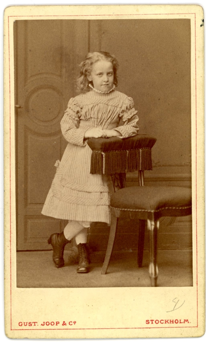 Edith Hammarstedt 1876, åtta år gammal