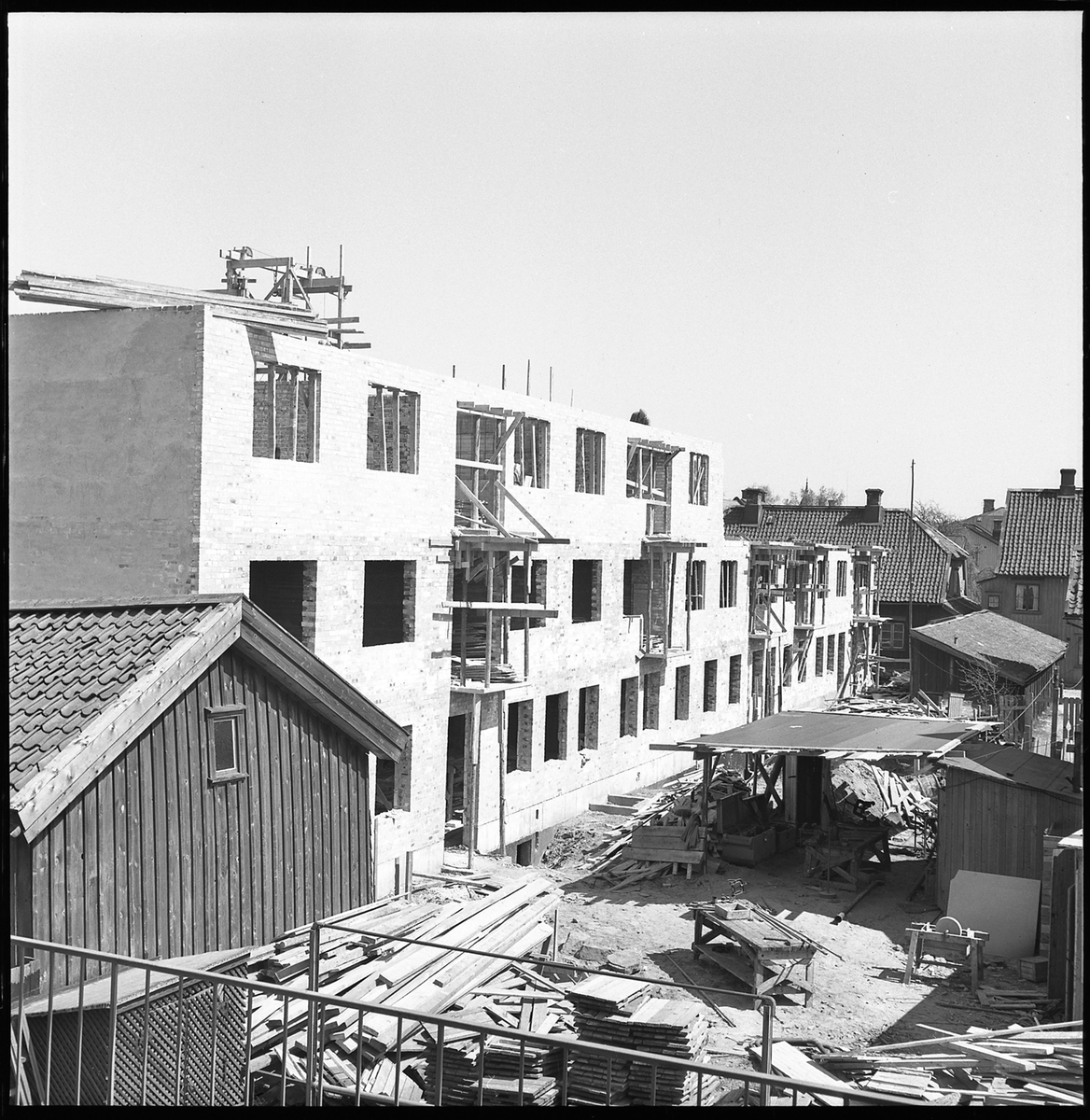 Kv Jägaren 10, Drottninggatan. Maj 1951 Alingsås museum / DigitaltMuseum