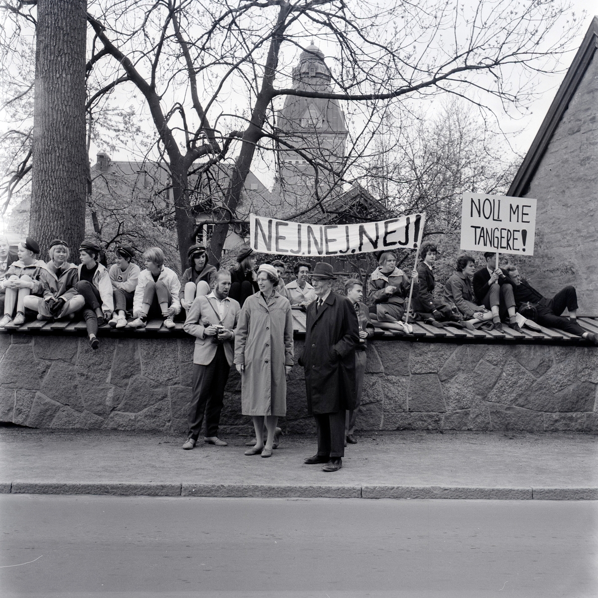 Demonstration på Domyrkoesplanaden