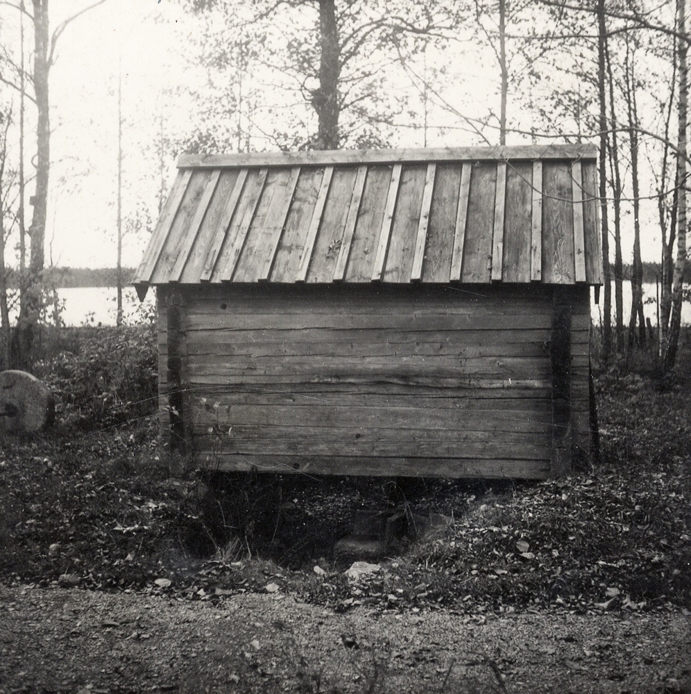 Ekonomibyggnad i Sjösås hembygdspark, 1937.