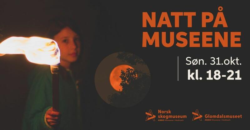 Banner for Natt på museene Norsk kogmuseum og Glomdalsmuseet (Foto/Photo)