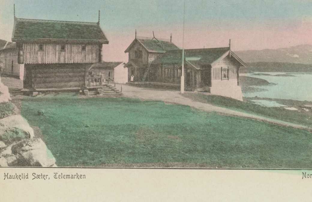 Haukelisæter Fjellstoge - Frå rundt 1900.