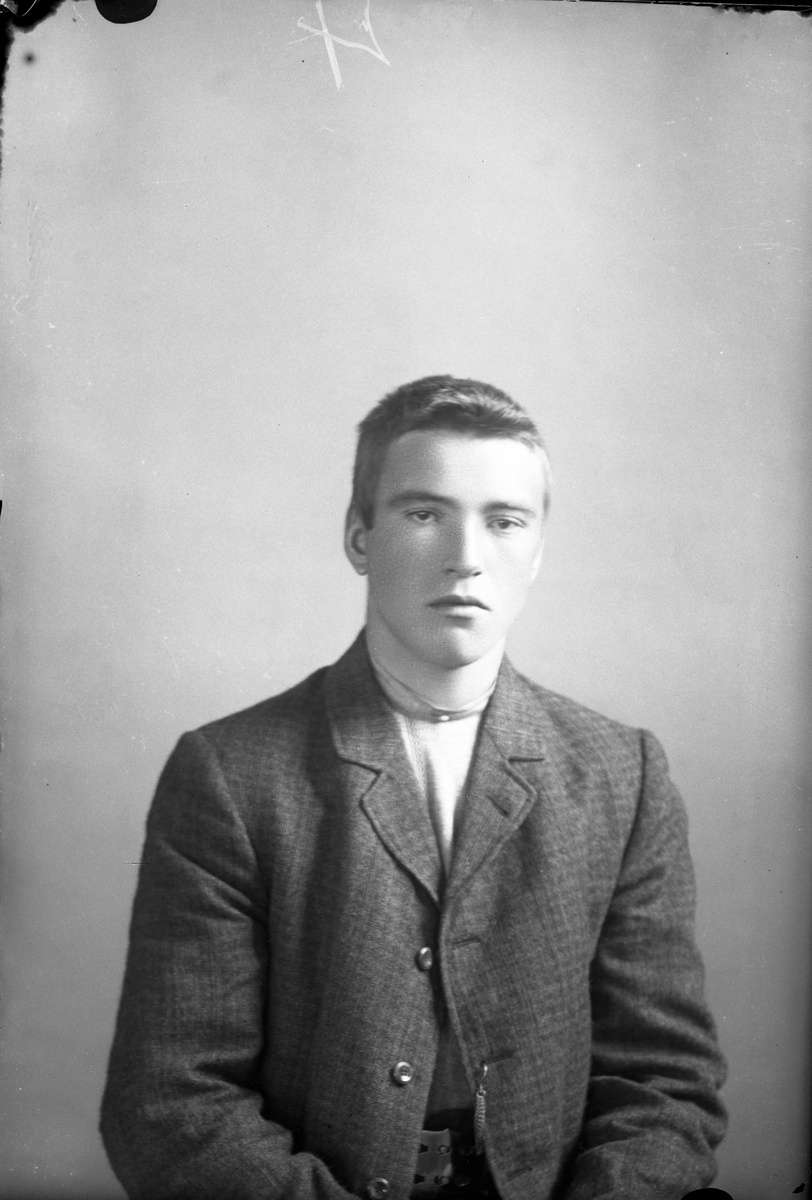 Portrett av ung mann