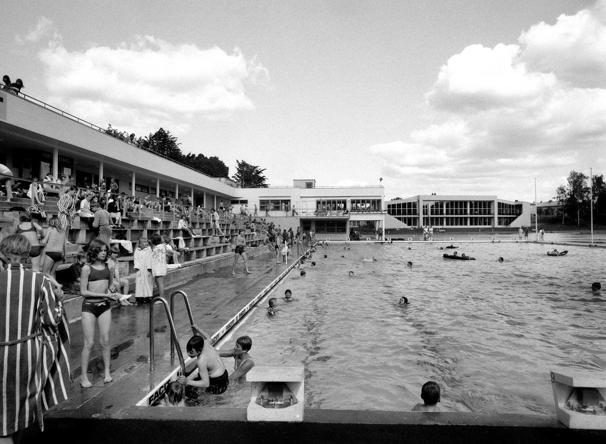 Tinnerbäcksbadet i juli 1967.