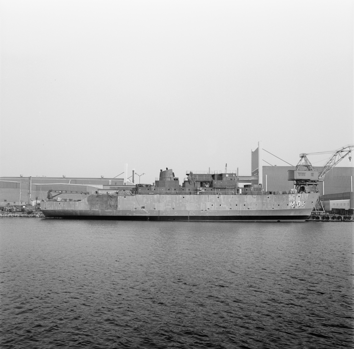 Minfartyget Visborg vid Drottninghallskajen