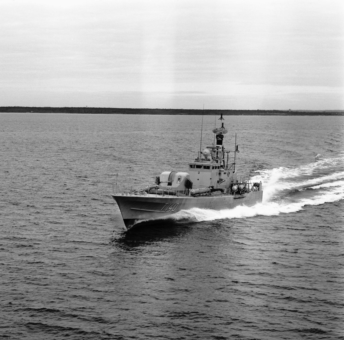 Provtur torpedbåten T140 Halmstad