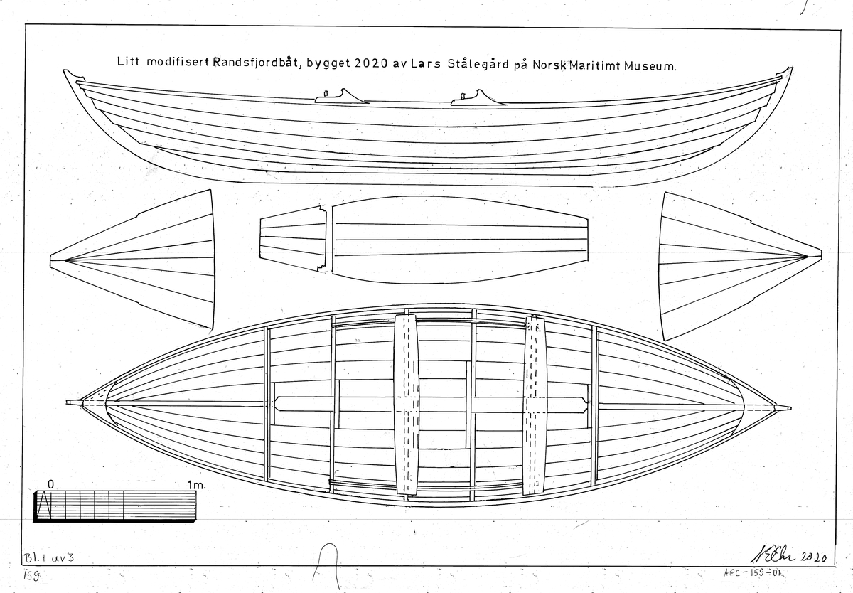 Konstruksjonstegning - Norsk Maritimt Museum / DigitaltMuseum