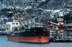"Britannia": Første skip som laster malm via utlaster hos No