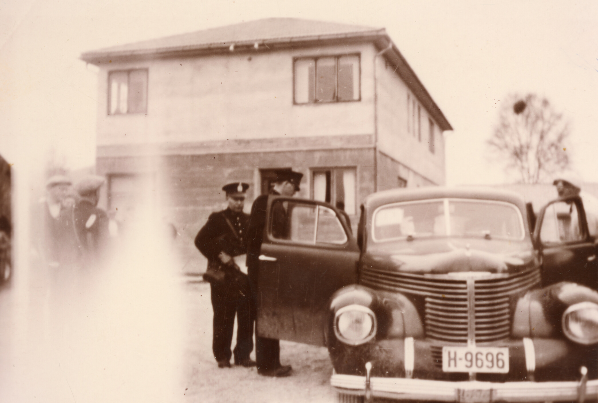 Arrestasjon i maidagane i 1945.  Bø sentrum