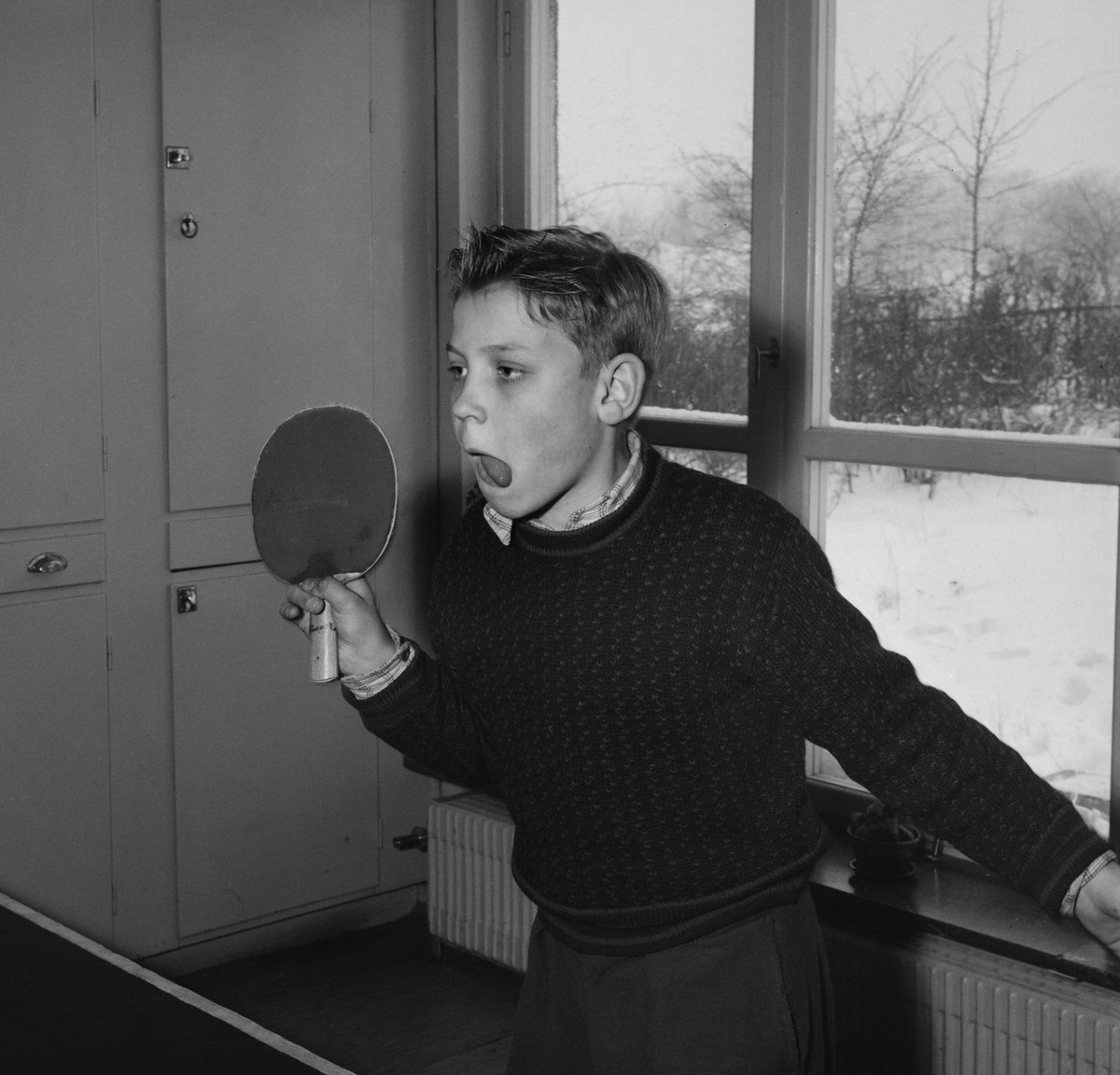 Pingis i Norrköping , 1957.