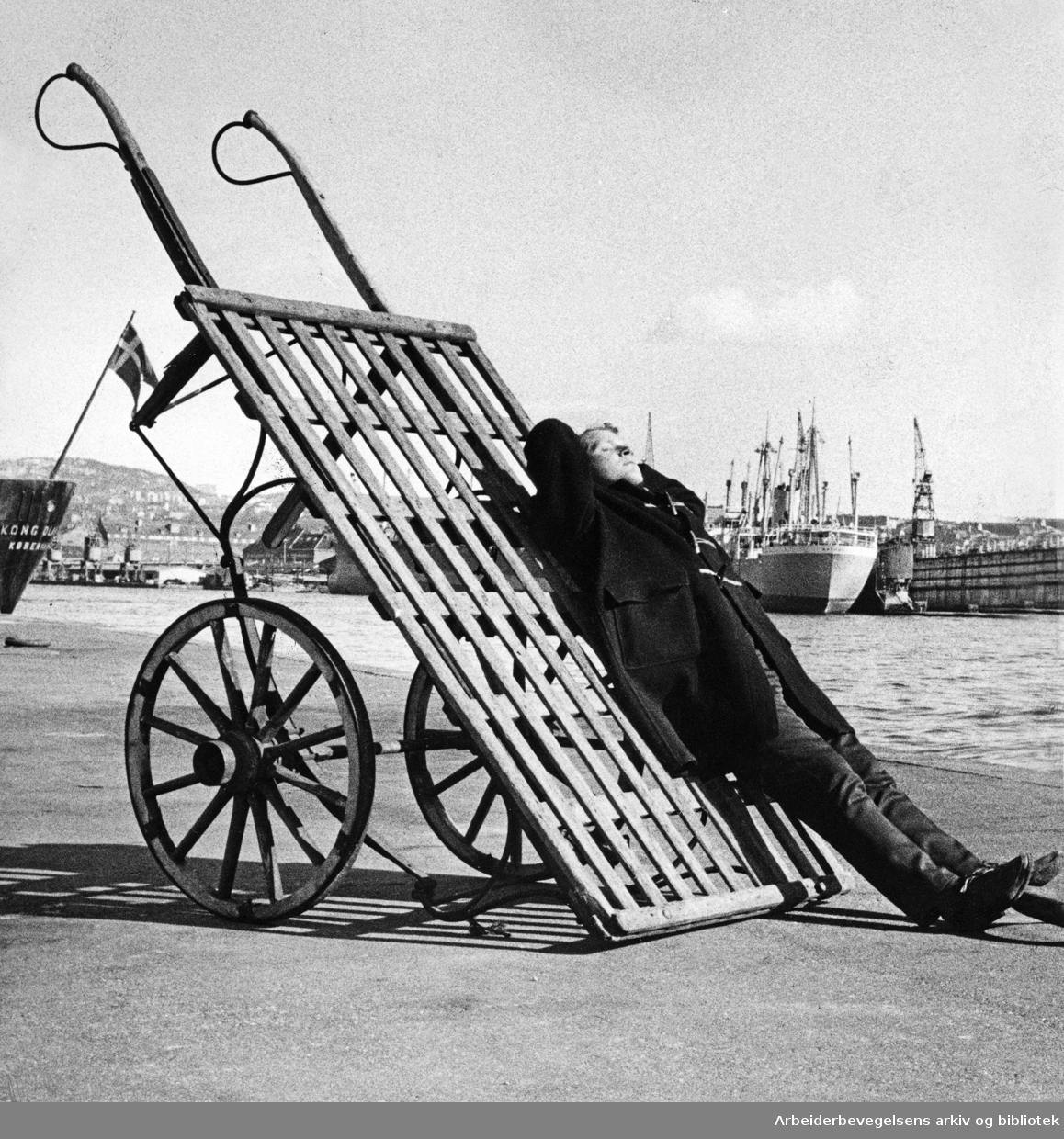 Vårlengt på Oslo havn. Mars 1967