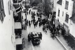 Arrestasjon av landssvikere, Fredrikstad. mai 1945.