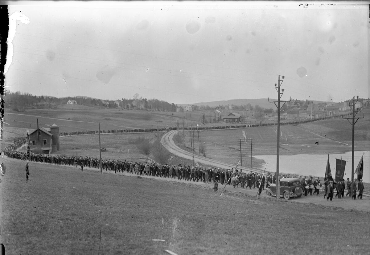 Demonstrationståg vid Ådalshändelserna 1931. - Västernorrlands museum ...