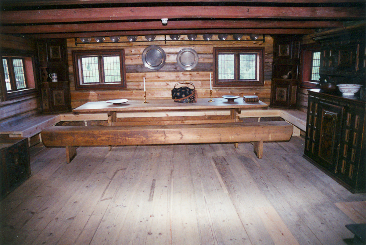 Interiør frå Åsestugo, Bø museum