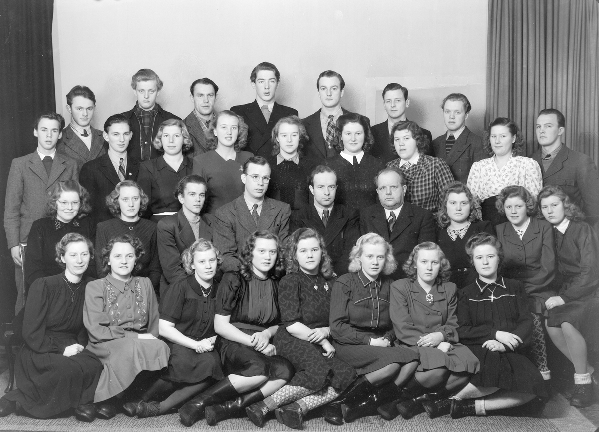 Granum & Eftedal Handelsskole, Klasse A 1946-1947