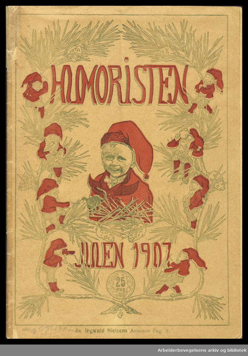 Vittighetsbladet Humoristen. Julen 1907. Kronprins Olav.