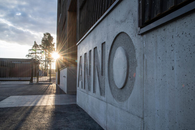 Anno bevaringssenter fasade nord med sol (Foto/Photo)