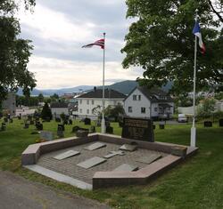 Franske krigsgraver på Namsos kirkegård