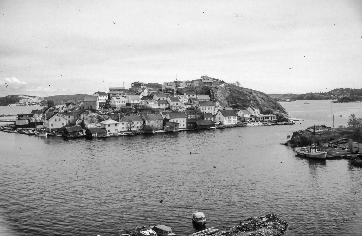 Bebyggelsen på den vestre delen av Øya, 1960-tallet.