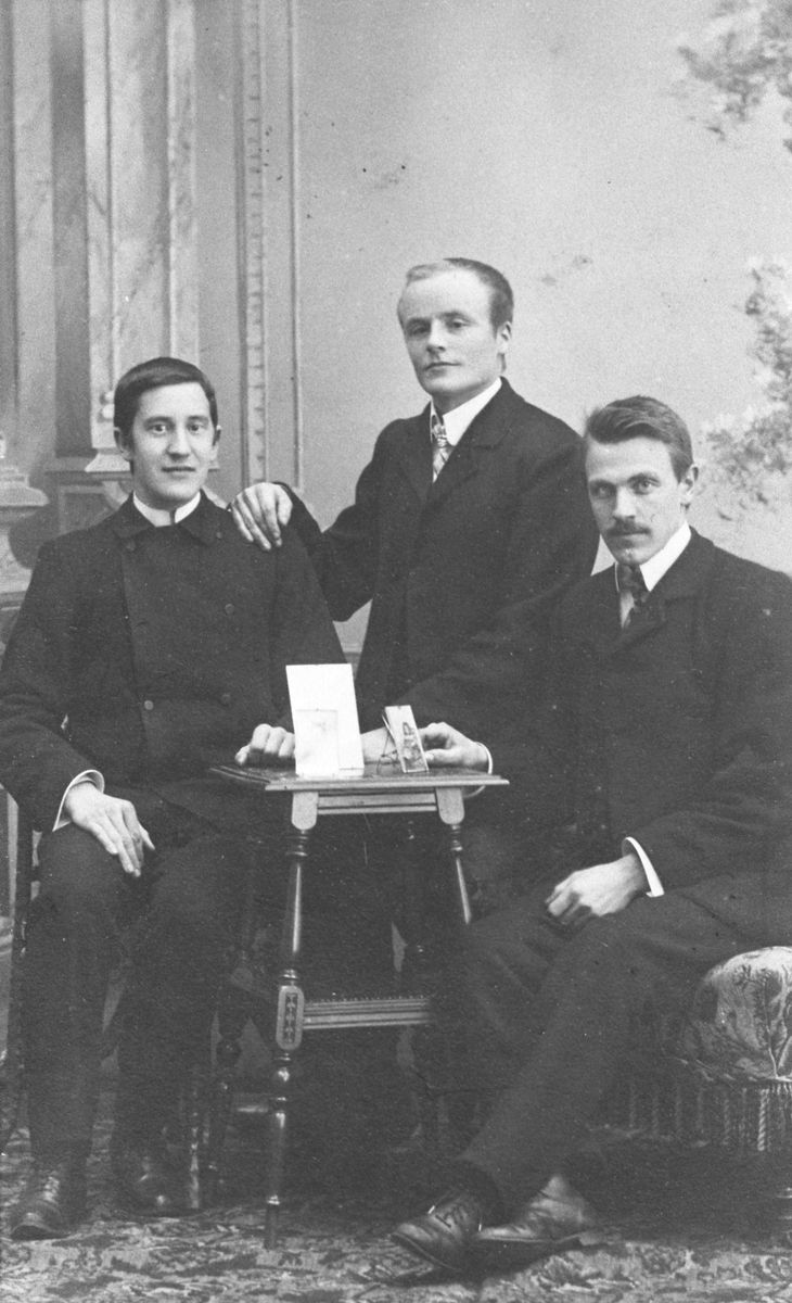 Frå venstre: Ola Nystuen, Andres L. Wangensteen og Endre K. Holien