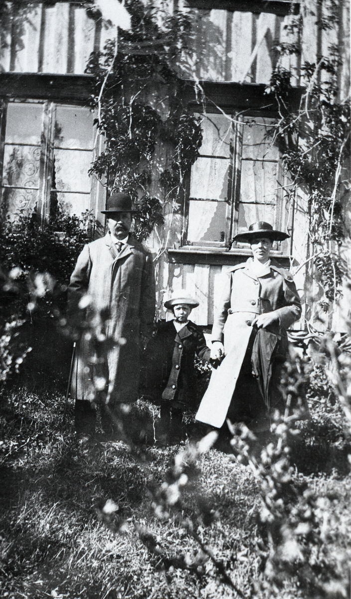Frå venstre: Boye, Ingebjørg og Margrethe Thorpe