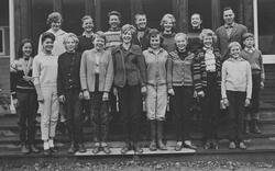 7.klasse ved Vestre Slidre Skule i 1962