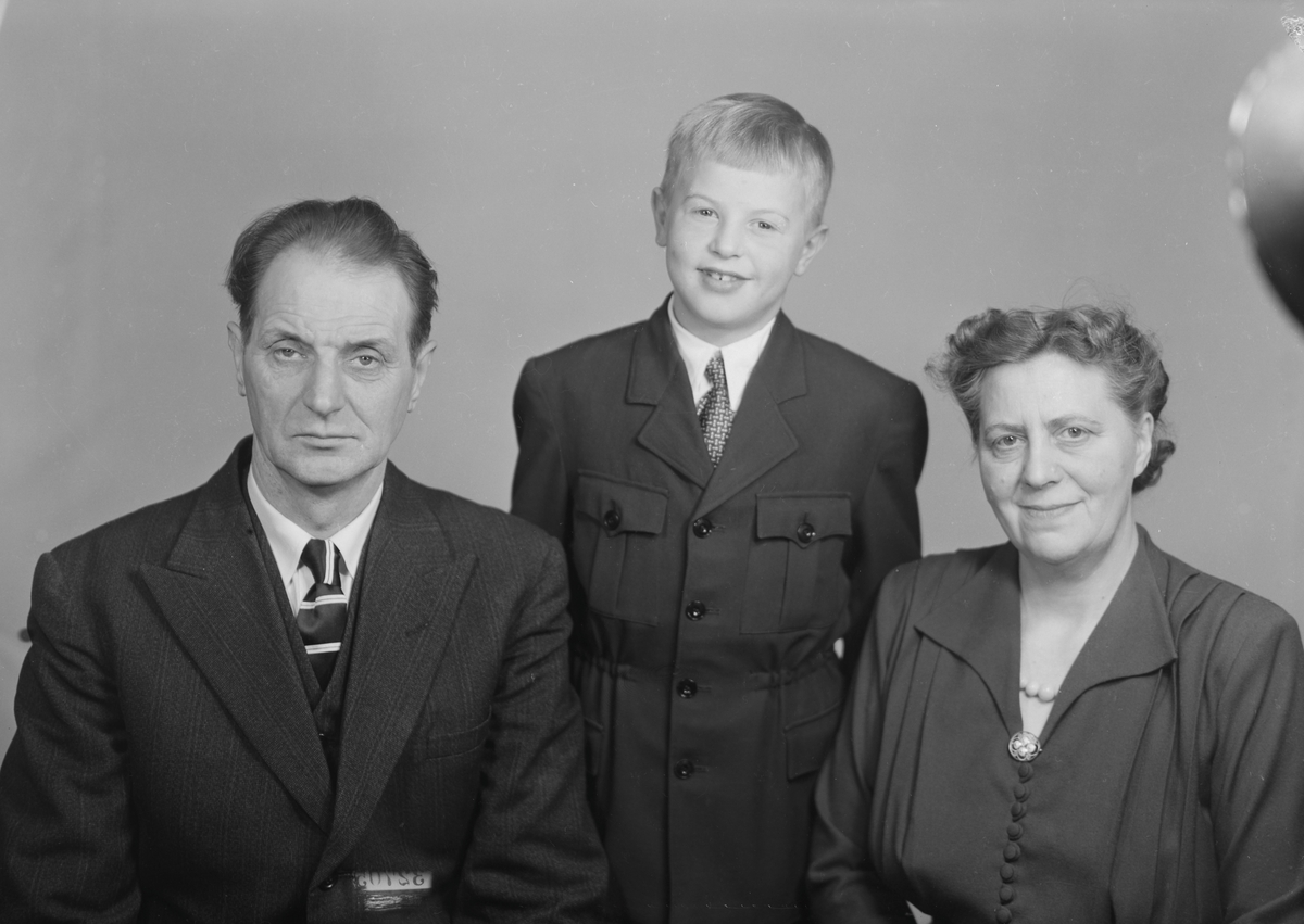 Bakerimester Ole Skorstad med familie