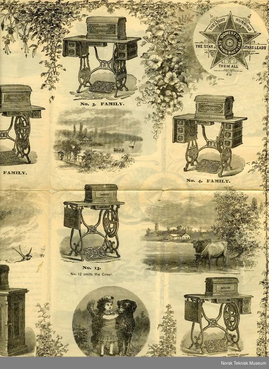 Reklame, New American Sewing Machine