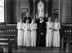 Konfirmantane i Sira kyrkje i 1953, Eresfjord.
