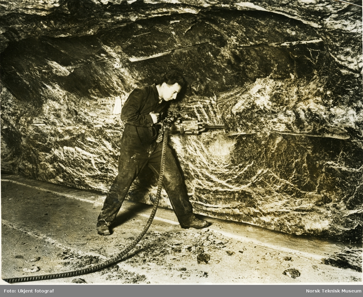 Boring etter salt, Mcaiow Bank Mine. Gruven tilhører Salt Union Co., i Cheshire og Lancashire