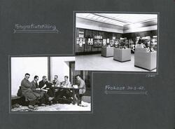 Albumblad, Fotografiutstilling 1940 og frokost ute 30. mars 