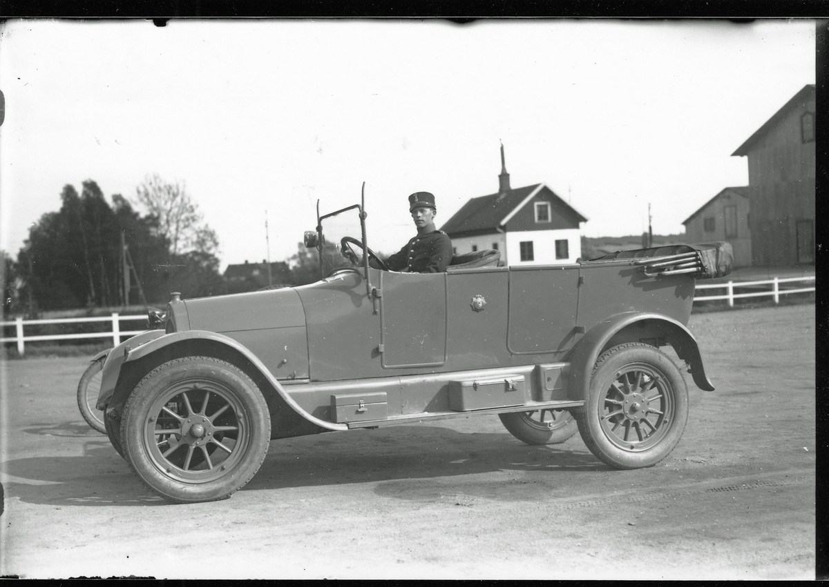 Göta Trängkår.   Okänd bilmodell 1930.