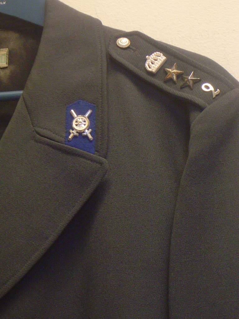 Överstelöjtnant. Göta trängregemente, T2.