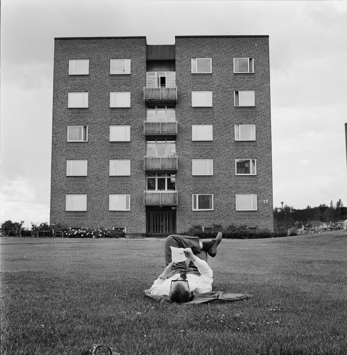 Studentliv - "studenten kvar i stan...", Uppsala 1964
