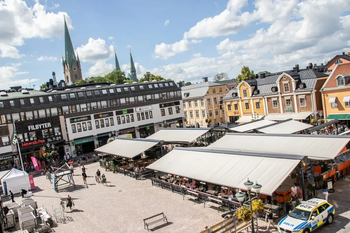 Uteserveringar - Bild Linköping / DigitaltMuseum
