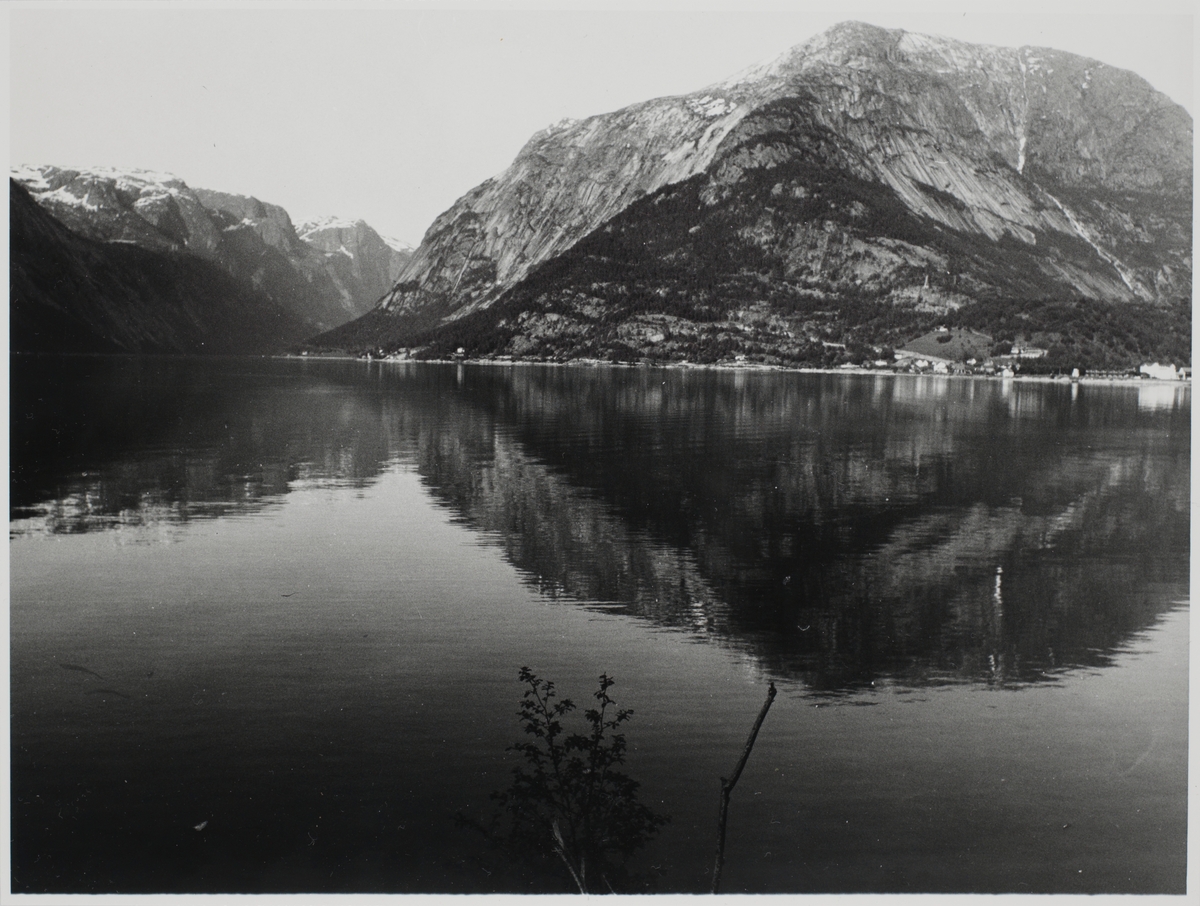 Landskapsbilde av Eidfjord i Hordaland.