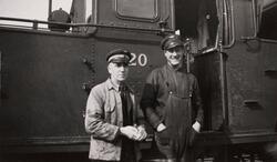 Lokomotivpersonale foram damplokomotiv type 51a nr. 20