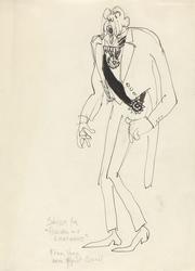 Einar Vaage som fyrst Basil i "Greven av Luxemburg" av Franz