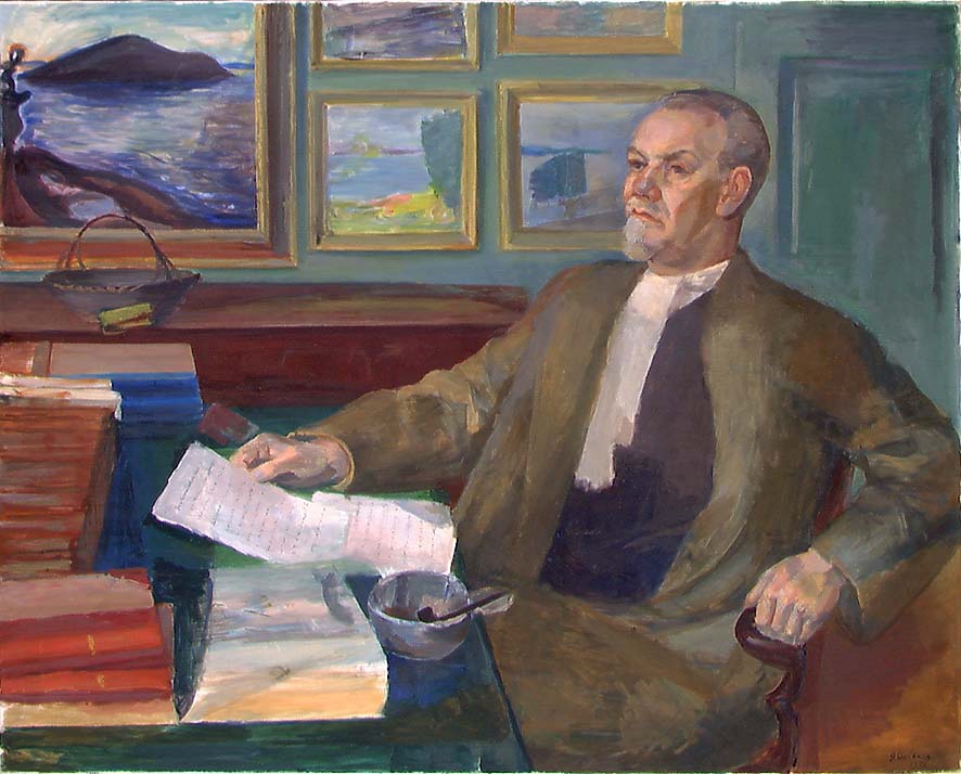 Museumsdirektør Jens Thiis [Maleri] Nasjonalmuseet