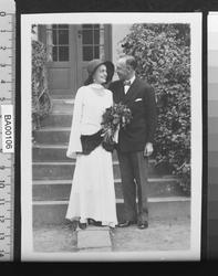 Irene Ibsen, Josias Bille, brudepar,