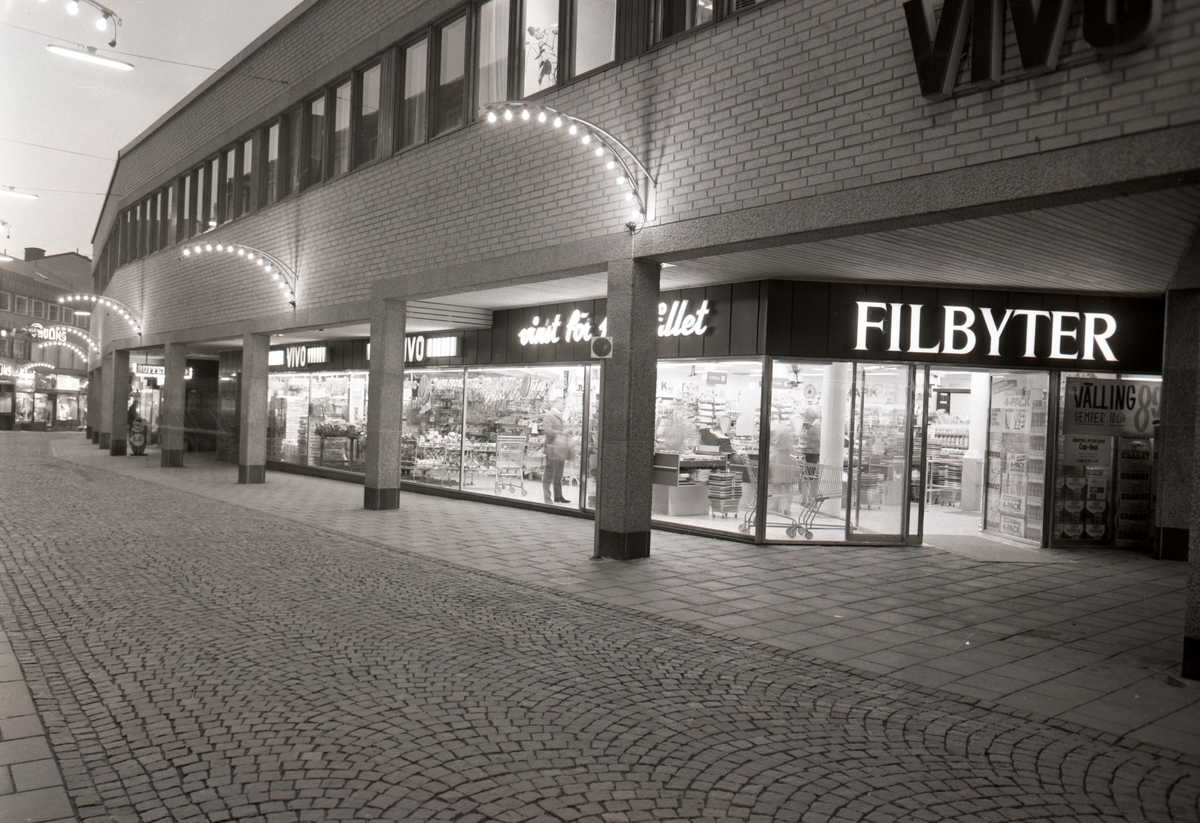 Varuhuset Filbyter på sin gamla plats på Tanneforsgatan.