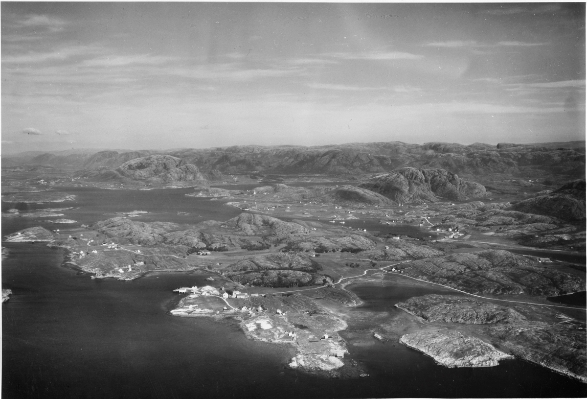 Flyfoto over Vasøya og Sandneset
