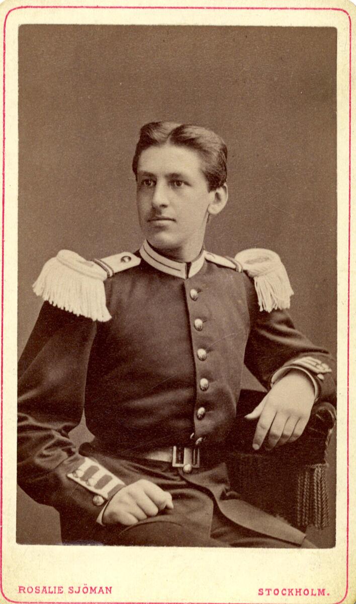 Löjtnant Ernst Weidenhielm.